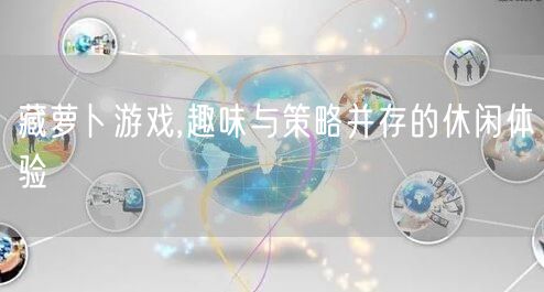 藏萝卜游戏,趣味与策略并存的休闲体验