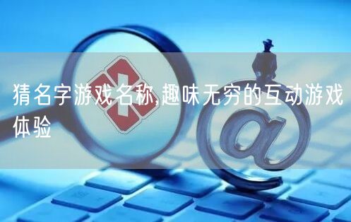 猜名字游戏名称,趣味无穷的互动游戏体验