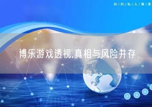 博乐游戏透视,真相与风险并存