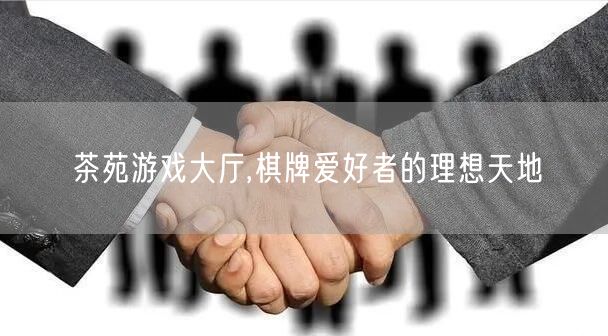 茶苑游戏大厅,棋牌爱好者的理想天地